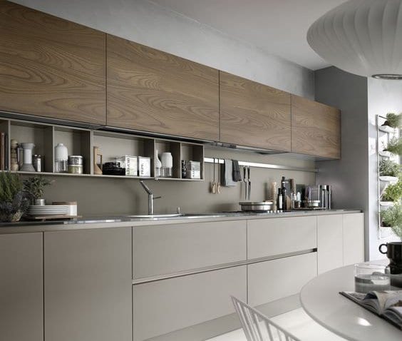 tủ bếp laminate