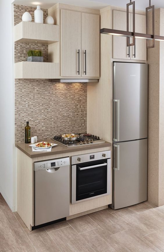 Mẫu thiết kế tủ nhà bếp thông minh - hình 01