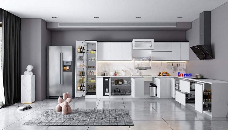 Để không gian bếp vừa tiện ích, tối ưu và hiện đại, sang trọng thì bếp gia đình không thể thiếu sự đóng góp của các phụ kiện bếp thông minh