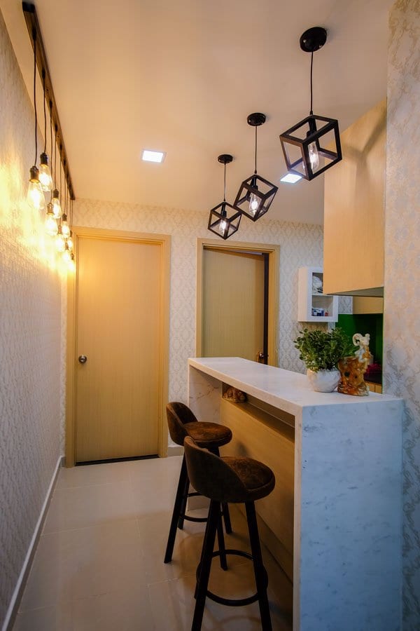 Quầy bar thiết kế xa bếp