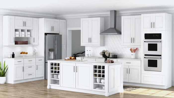 tủ bếp cổ điển đẹp - mẫu 12