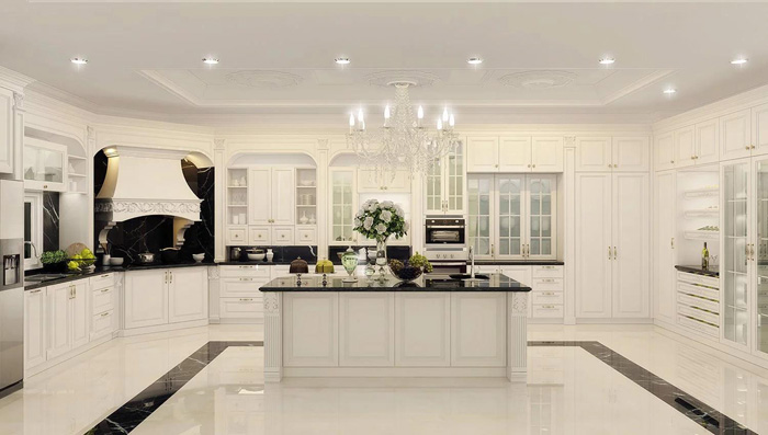tủ bếp cổ điển đẹp - mẫu 06 tủ bếp cổ điển đẹp - mẫu 06