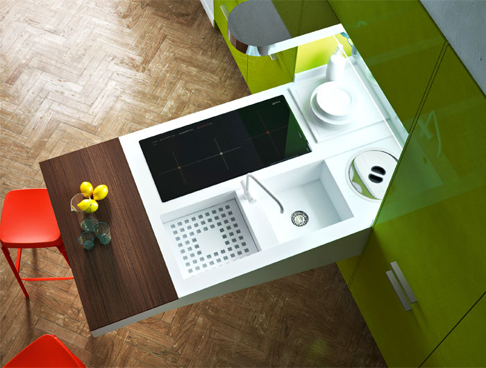 Mẫu Tủ Bếp Đẹp Hiện Đại - Hình 06