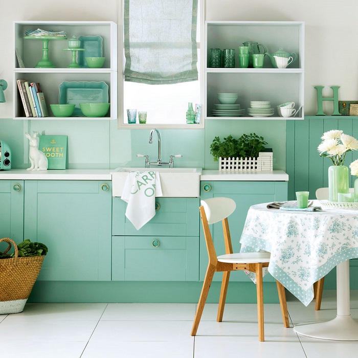 Những mẫu tủ bếp màu xanh đẹp được yêu thích nhất 2022 Mau-Tu-Bep-Mau-Xanh-Dep-06