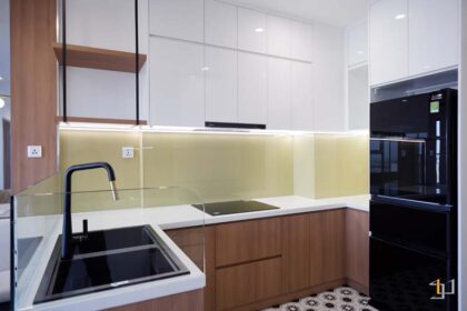 Tủ Bếp Đẹp Melamine - TB33