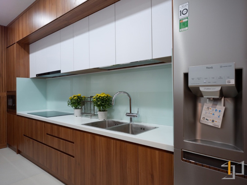 Tủ Bếp Melamine - TB09 | Nội Thất S-housing