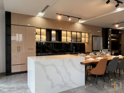 Tủ Bếp Đẹp Acrylic - TB39