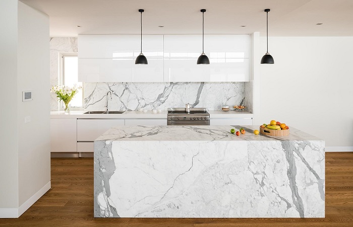 Mẫu Tủ Bếp Đẹp Màu Trắng - Hình 10