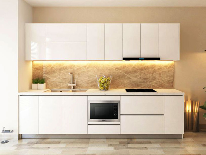 tủ bếp đơn giản mà đẹp - mẫu 02