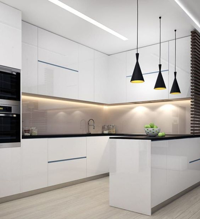 tủ bếp đơn giản mà đẹp - mẫu 08