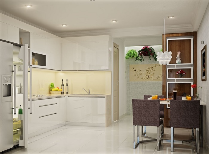 mẫu tủ bếp gỗ công nghiệp đẹp - mẫu 05