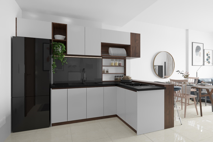 tủ bếp đơn giản mà đẹp - mẫu 05 tủ bếp đơn giản mà đẹp - mẫu 05