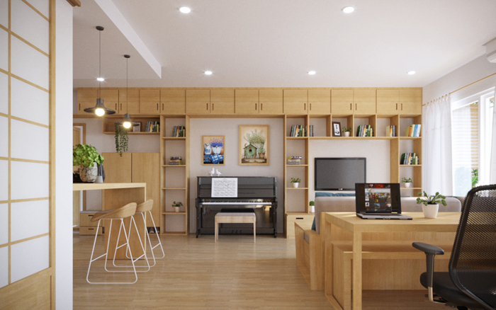 Thi công nội thất căn hộ Sunrise Riverside Tphcm - Hình 01