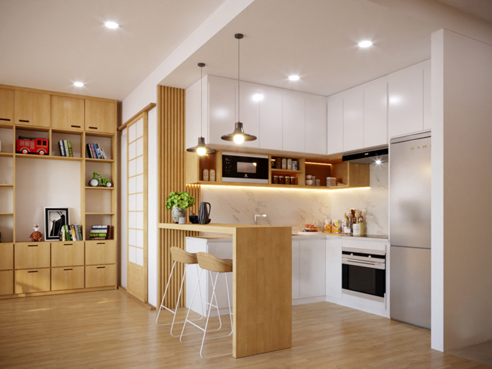Thi công nội thất căn hộ Sunrise Riverside Tphcm - Hình 03
