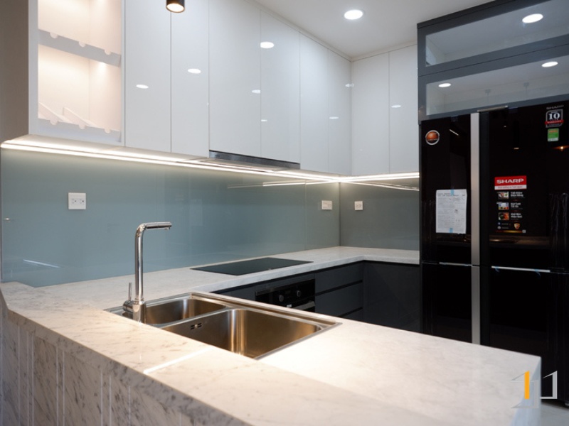 Tủ Bếp Đẹp Acrylic - TB50 | Nội Thất S-housing