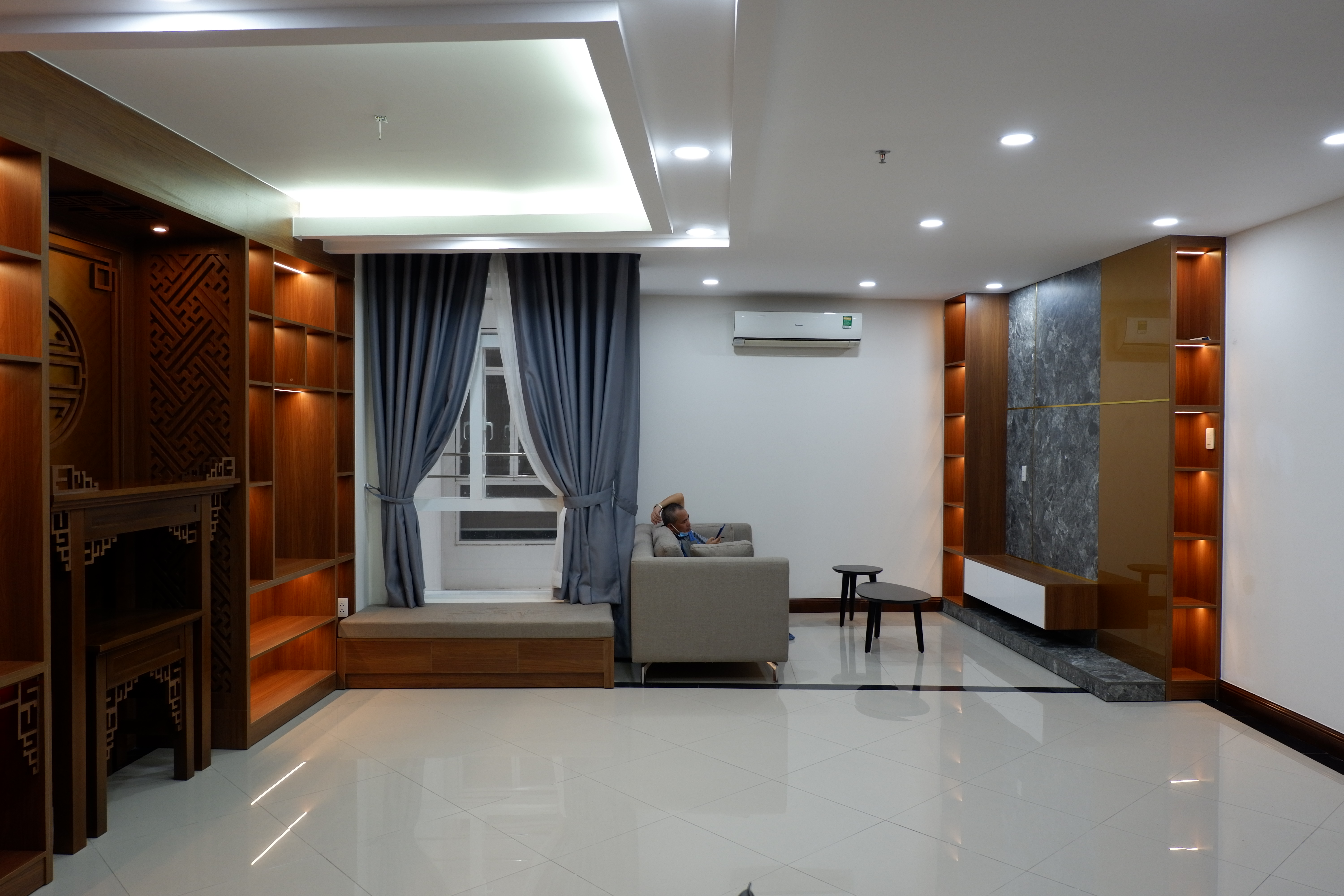 Hình ảnh hoàn thiện thi công nội thất tổng thể phòng khách