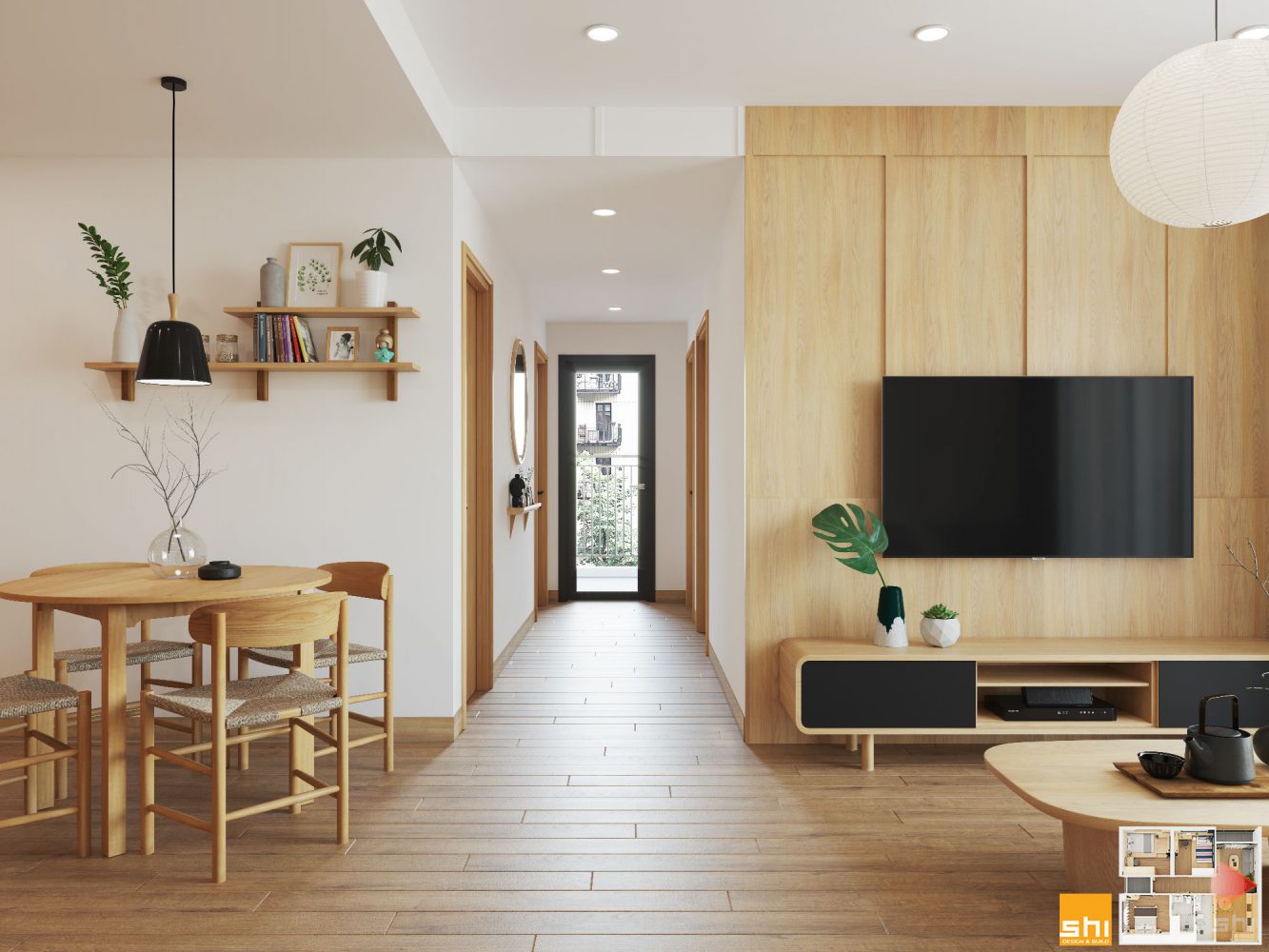 Thiết Kế Nội Thất Chung Cư Vinhome Grand Park 3 Phòng Ngủ 02