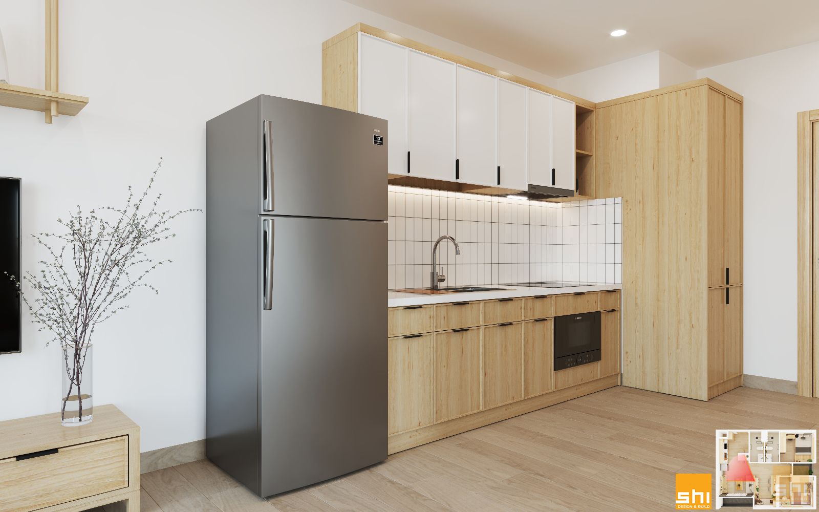 Thiết Kế Nội Thất Căn Hộ Vinhome Grand Park 2 Phòng Ngủ 03