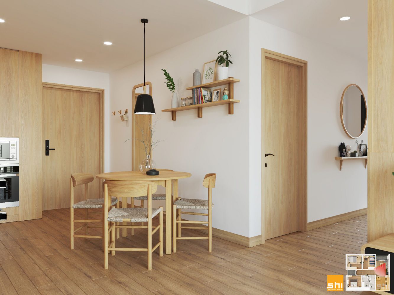 Thiết Kế Nội Thất Chung Cư Vinhome Grand Park 3 Phòng Ngủ 05