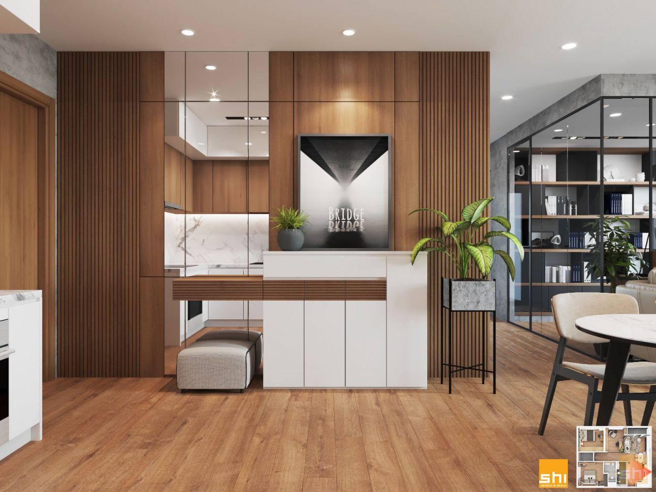 Thiết Kế Nội Thất Căn Hộ Vinhome Hiện Đại 06