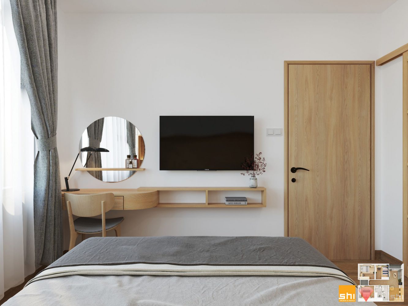 Thiết Kế Nội Thất Chung Cư Vinhome Grand Park 3 Phòng Ngủ 12