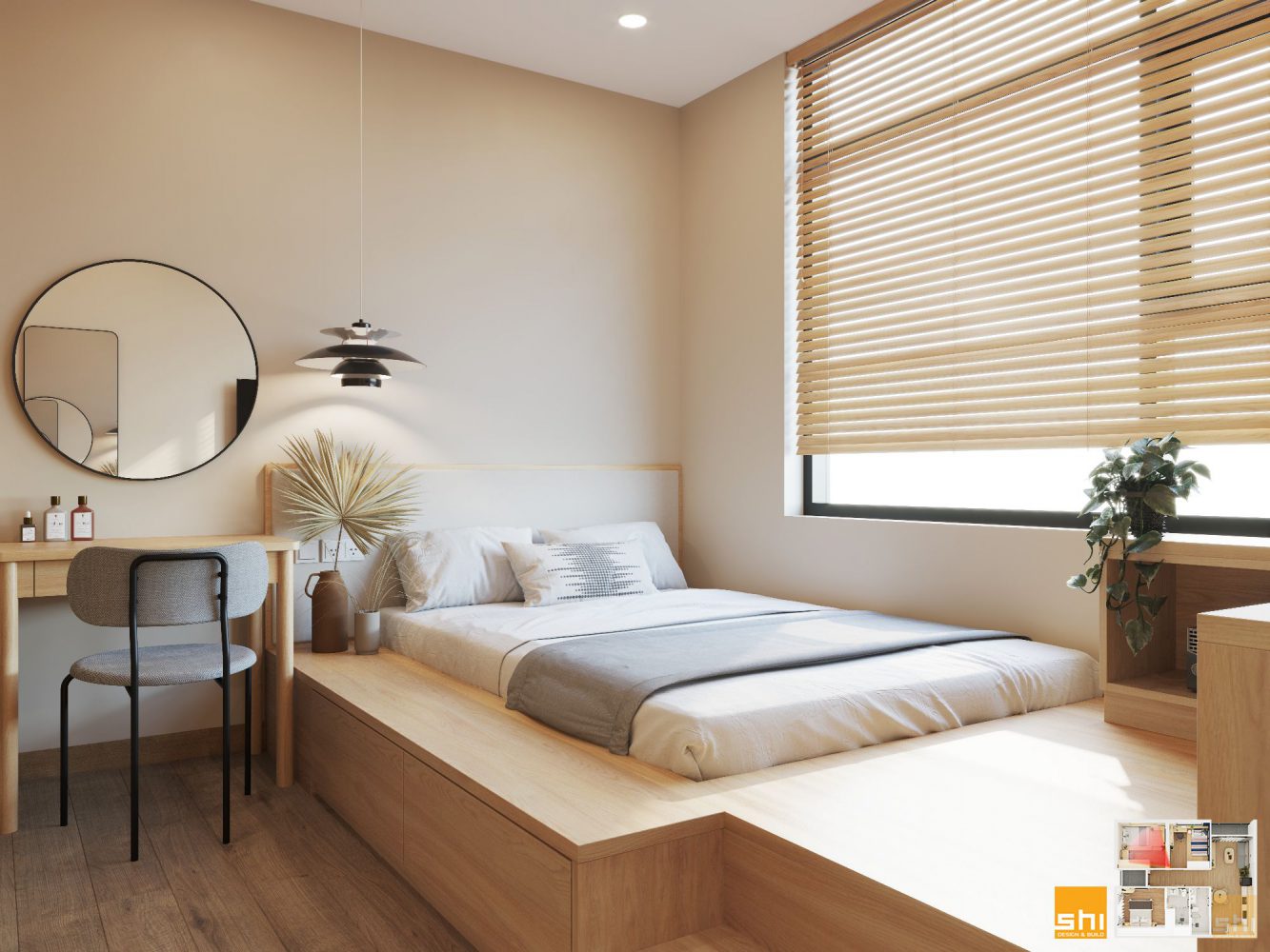 Thiết Kế Nội Thất Chung Cư Vinhome Grand Park 3 Phòng Ngủ 13