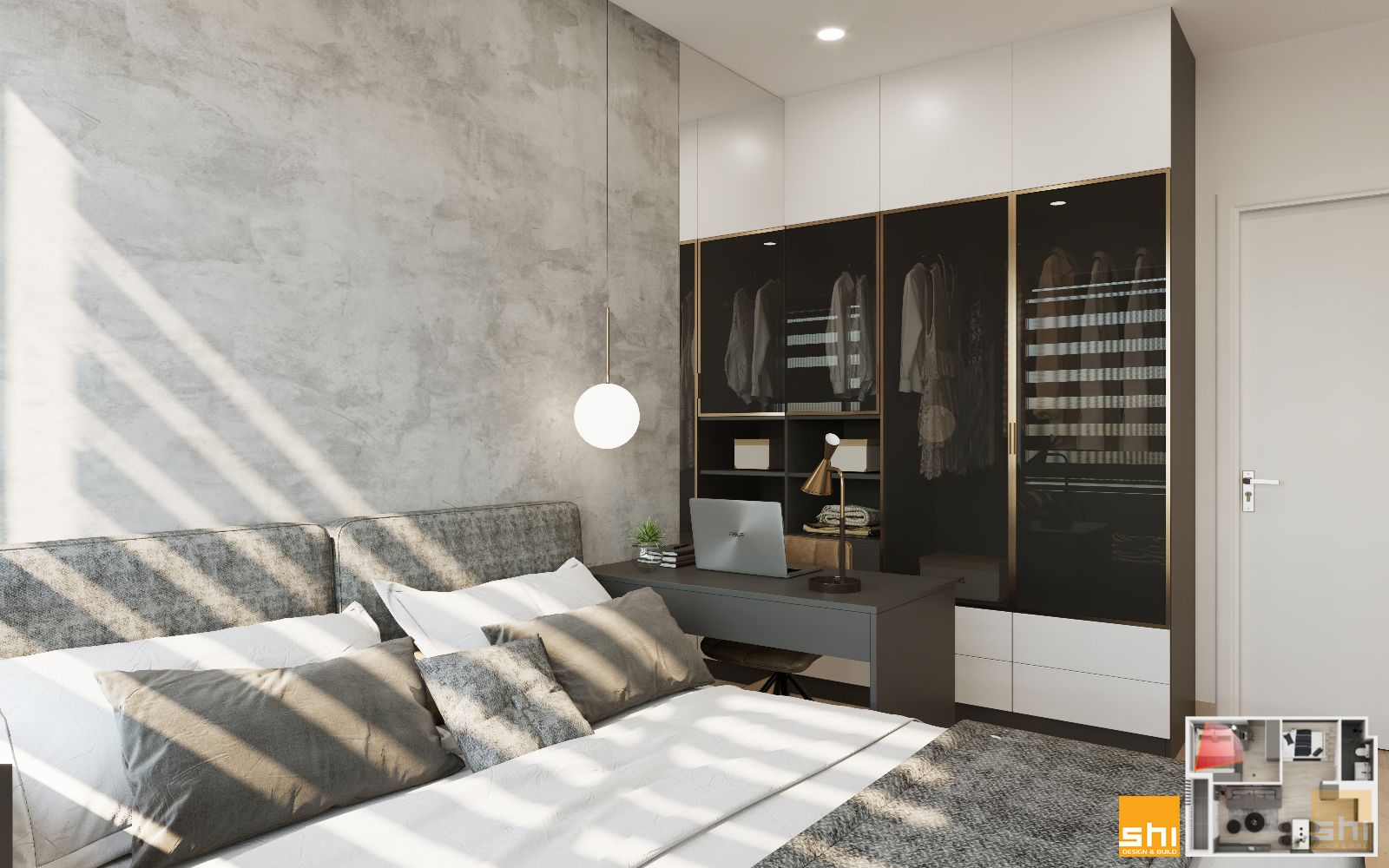 Thiết Kế Nội Thất Chung Cư Safira 1 Phòng Ngủ 07