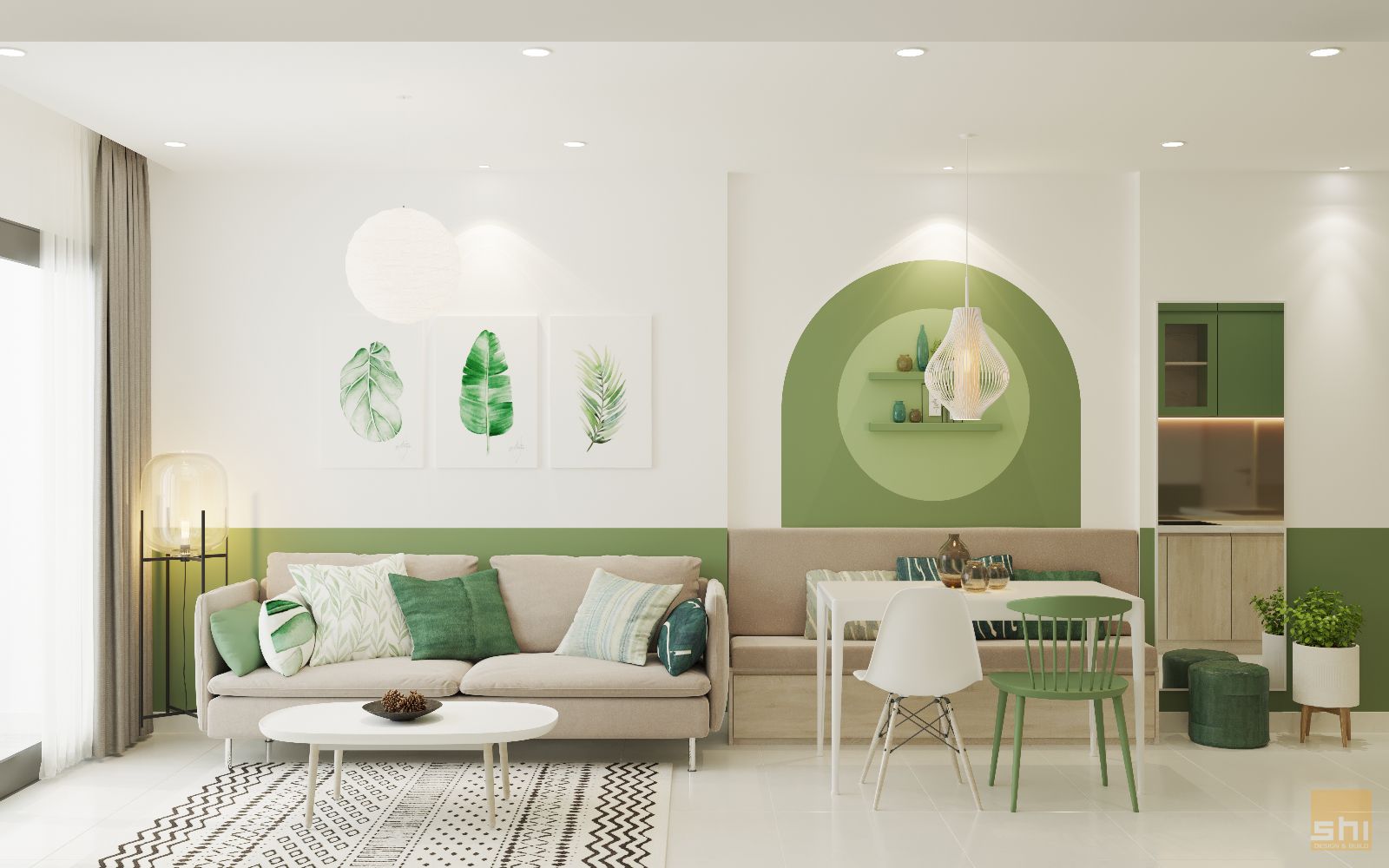 Thiết Kế Nội Thất Chung Cư Vinhome 2 Phòng Ngủ 02