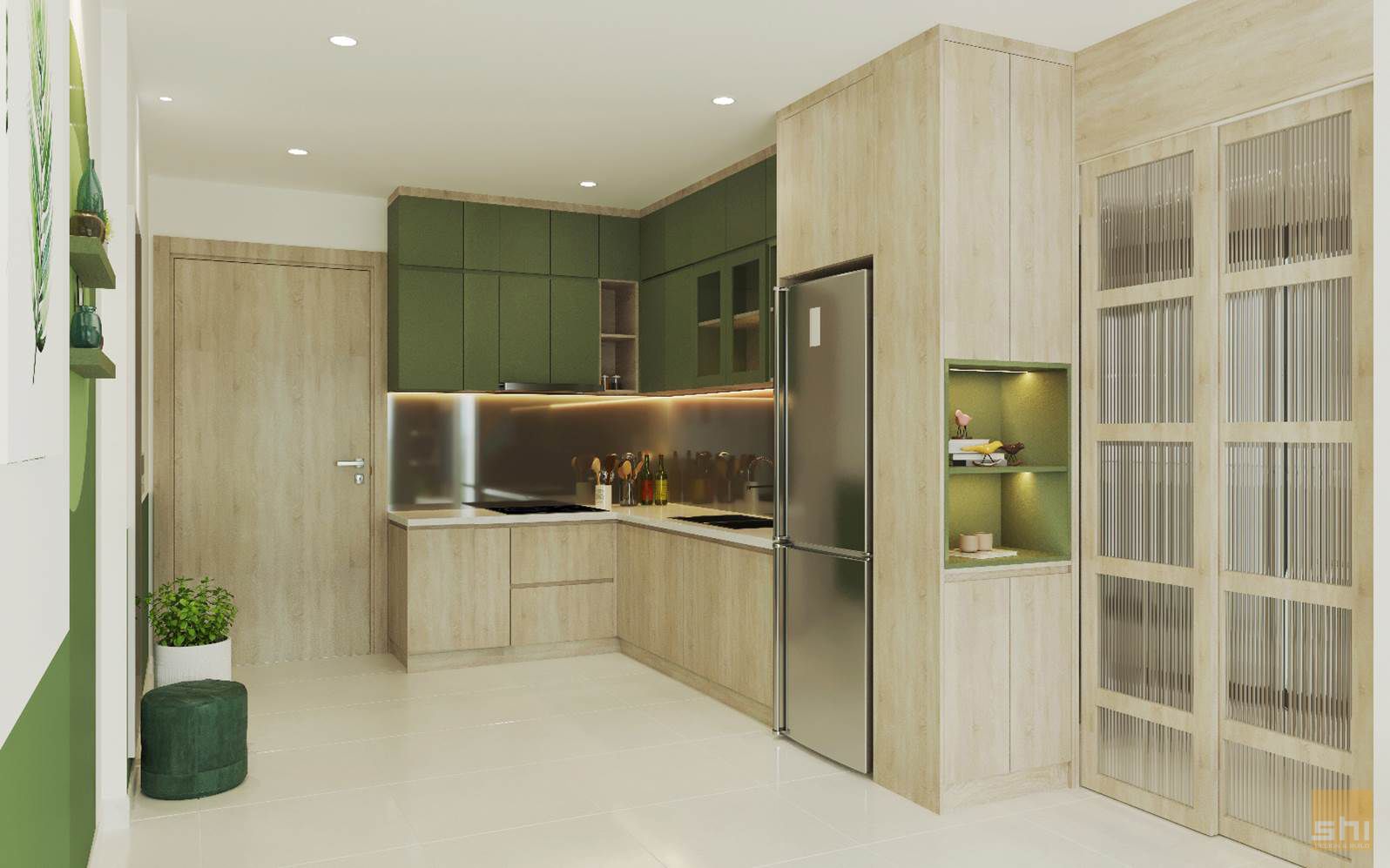 Thiết Kế Nội Thất Chung Cư Vinhome 2 Phòng Ngủ 04