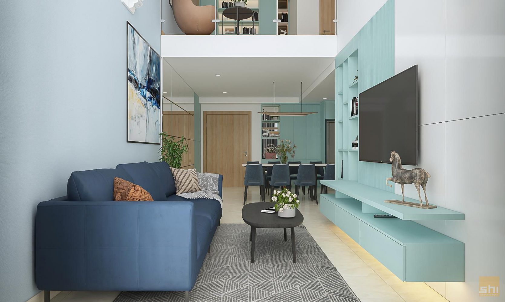 Thiết Kế Nội Thất Chung Cư Duplex 12