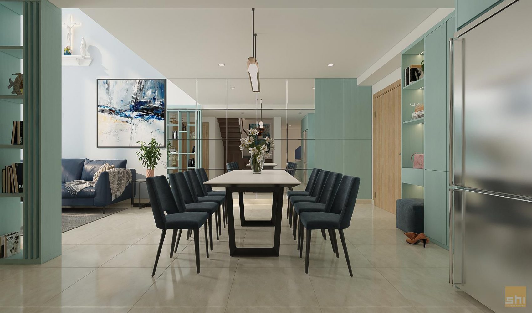 Thiết Kế Nội Thất Chung Cư Duplex 16