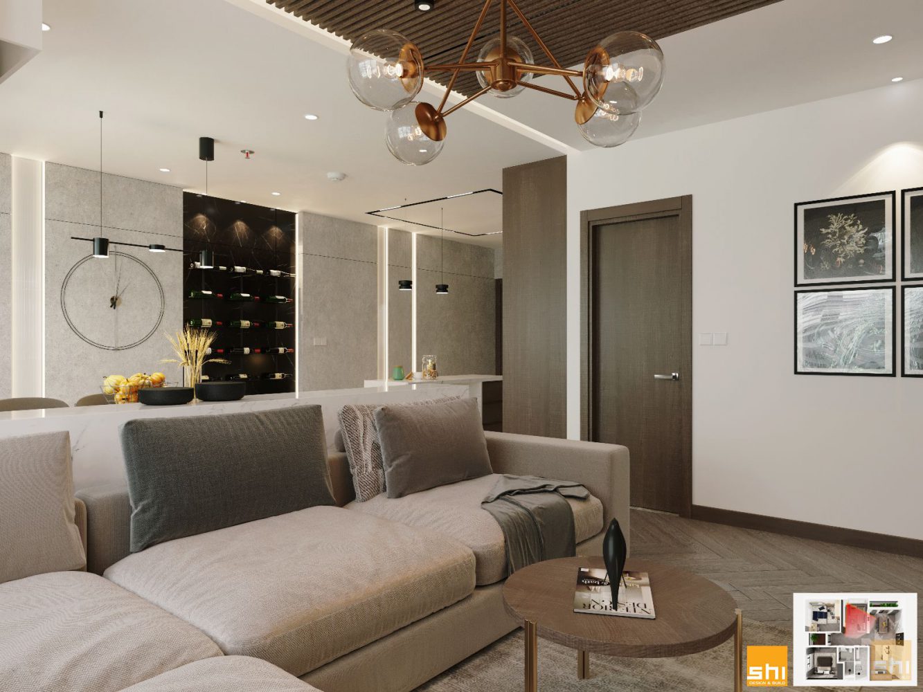 Thiết Kế Nội Thất Chung Cư Vinhome 3Pn 05