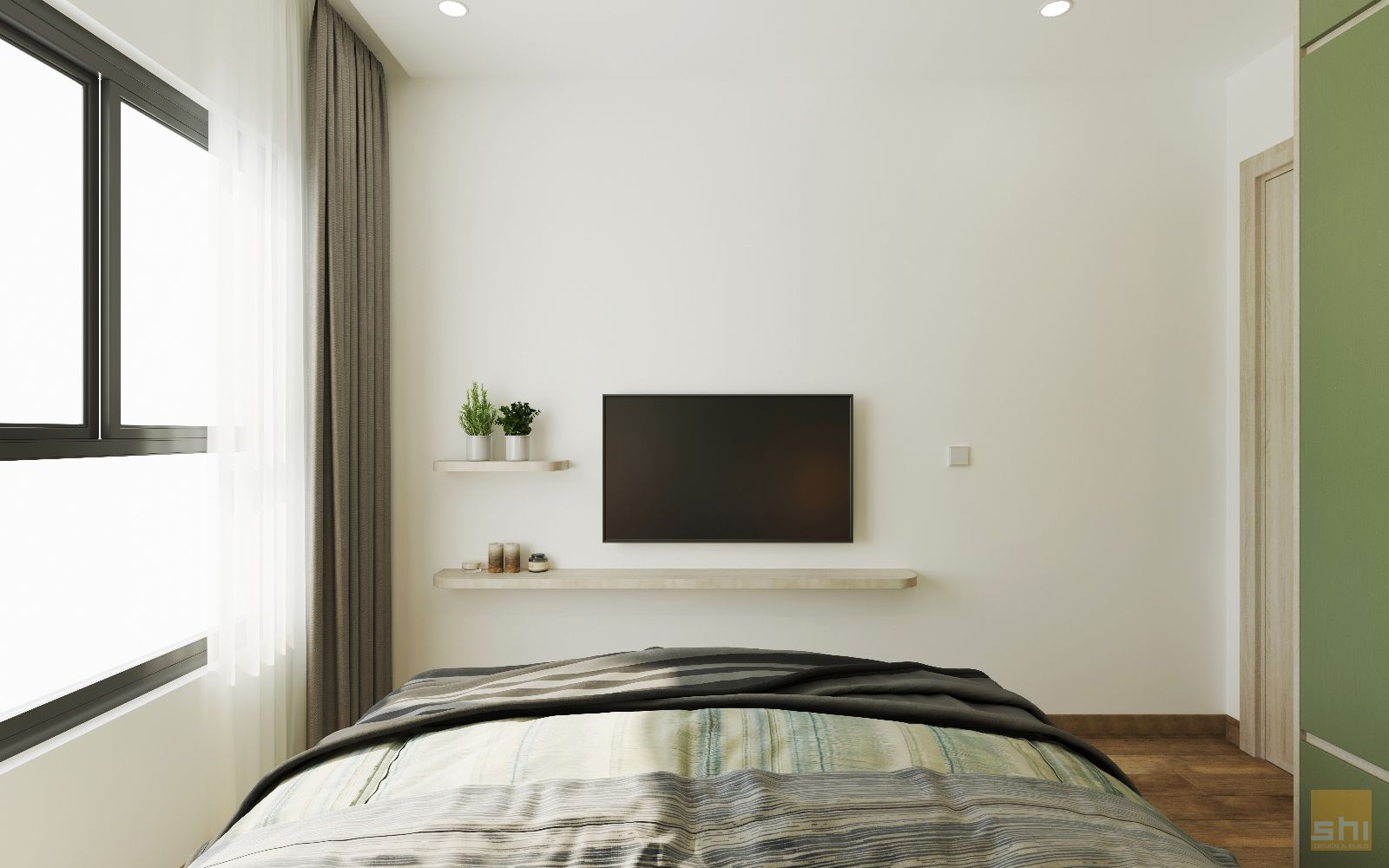 Thiết Kế Nội Thất Chung Cư Vinhome 2 Phòng Ngủ 08