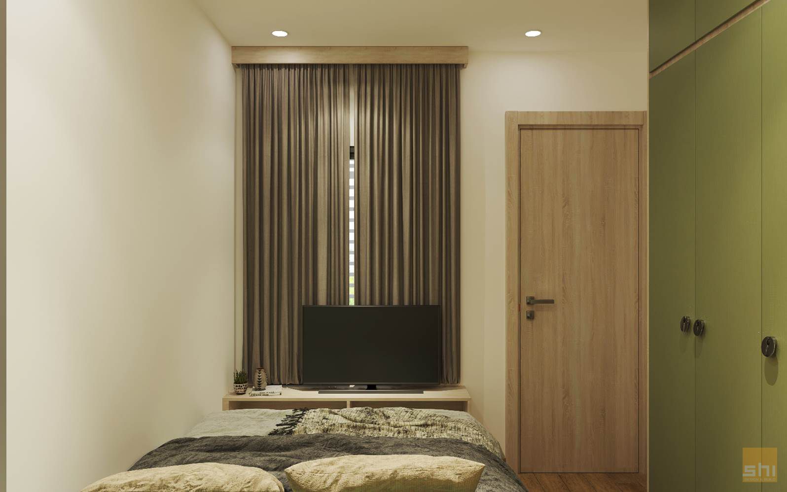 Thiết Kế Nội Thất Chung Cư Vinhome 2 Phòng Ngủ 09