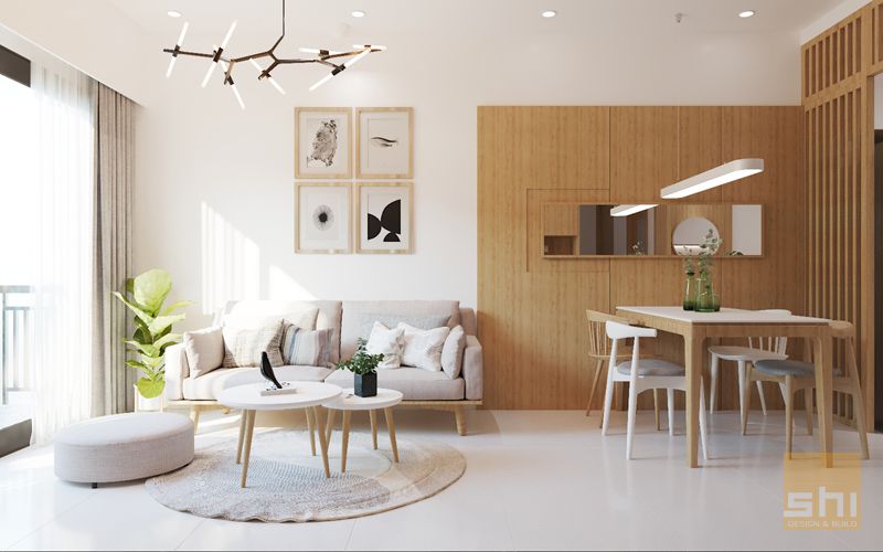 thiết kế nội thất căn hộ 70m2 - 01