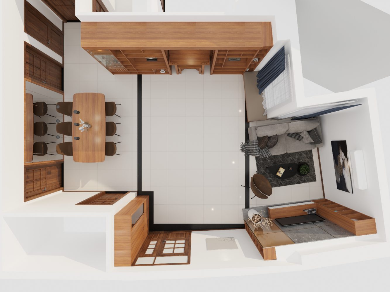 Thiết kế nội thất căn hộ 3 phòng ngủ hiện đại và khoa học