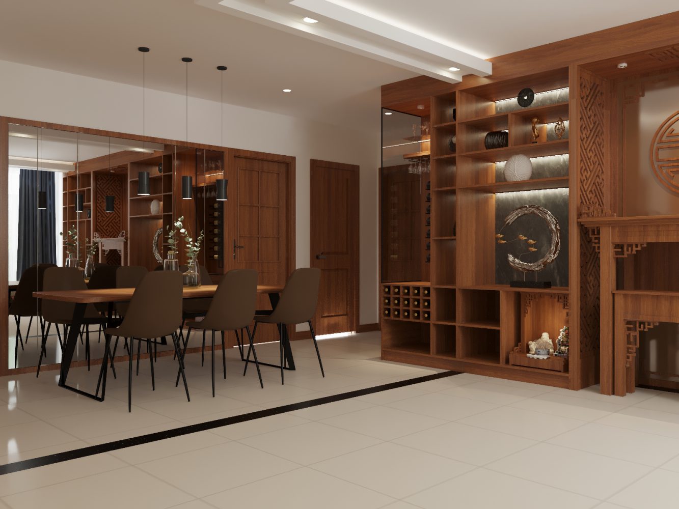 Thiết kế nội thất căn hộ 3 phòng ngủ - 02 Thiết kế nội thất căn hộ 3 phòng ngủ - 02