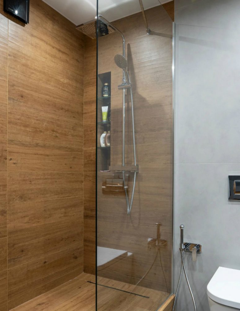 Thiết kế nội thất căn hộ chung cư 78m2 cho buồng tắm