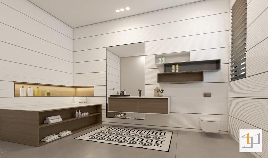 Thiết Kế Nội Thất Chung Cư 77m2 - 13 Khu vực vệ sinh trong thiết kế nội thất chung cư 77m2