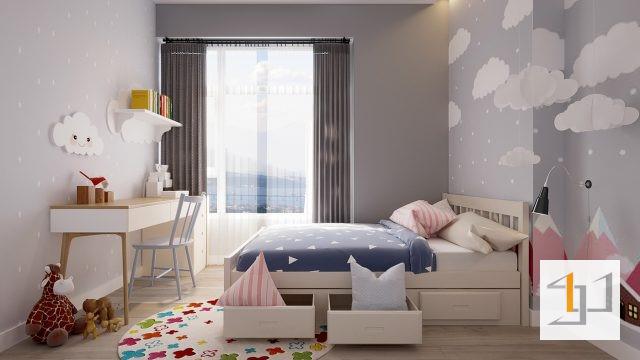 thiết kế nội thất chung cư 60m2 - 07