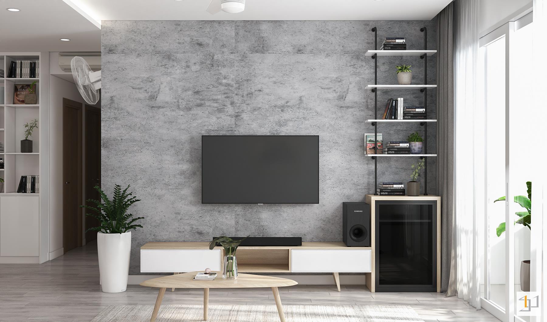 thiết kế nội thất chung cư đơn giản - 08 Thiết kế nội thất chung cư cho phòng khách đẹp