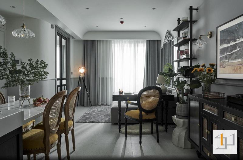 Thiết kế nội thất chung cư phong cách Đông Dương