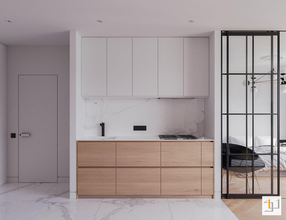 Tủ bếp phong cách nội thất hiện đại