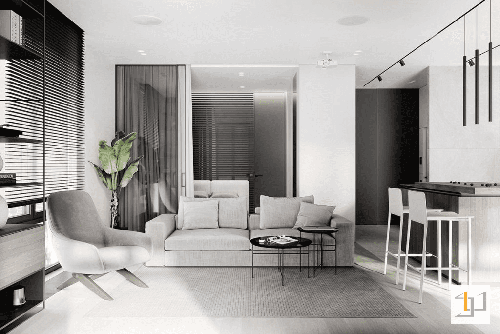 Phong cách nội thất tối giản tông màu trung tính