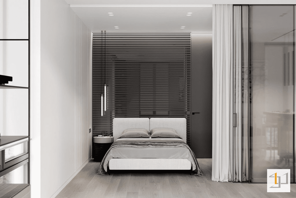 Phòng ngủ hiện đại phong cách nội thất tối giản