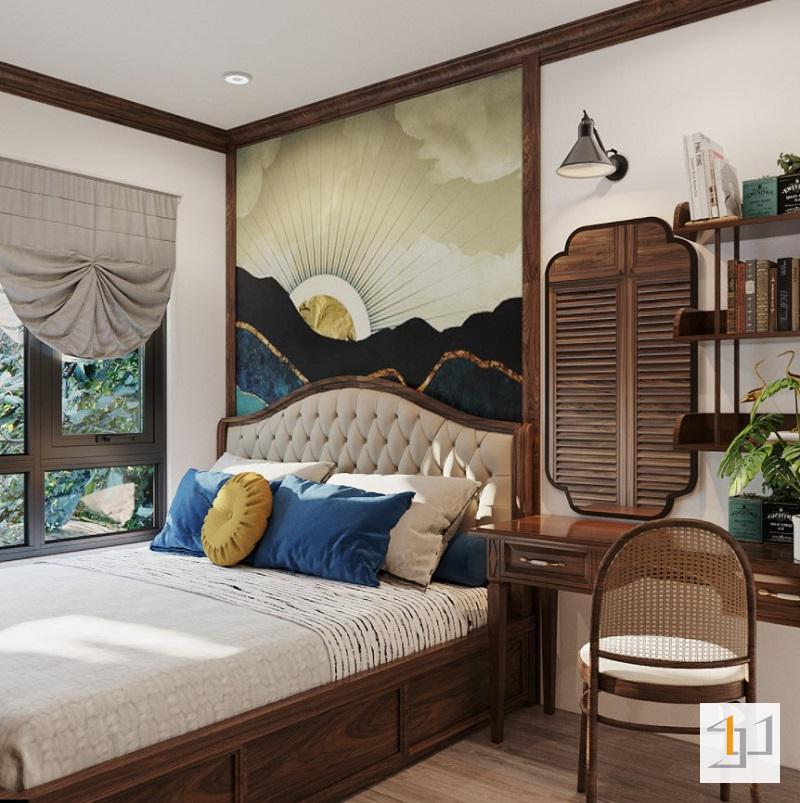 Thiết kế giường ngủ truyền thống đẹp