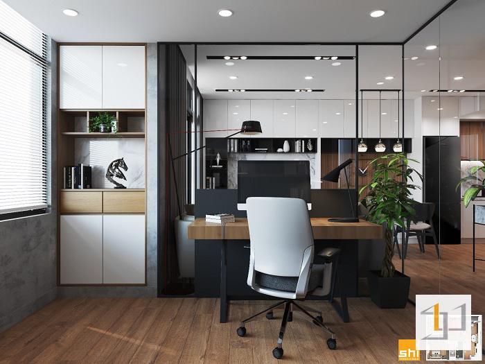 Tủ tài liệu làm từ gỗ công nghiệp