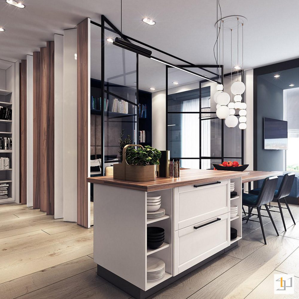 Đảo bếp cho phong cách hiện đại