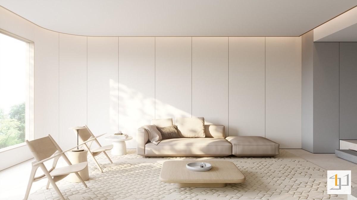 Ánh sáng tự nhiên trong phong cách nội thất tối giản