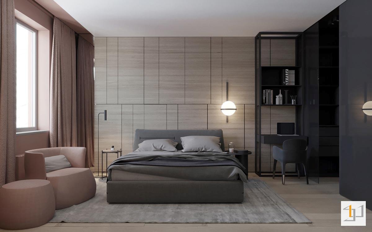 Thiết kế phòng ngủ theo phong cách nội thất hiện đại